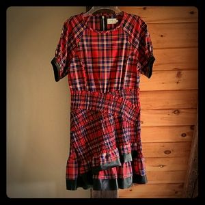 Tanya Taylor Plaid Dress